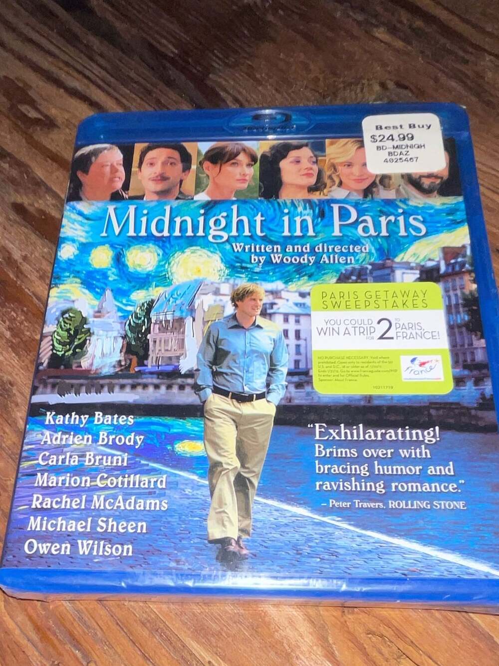 Midnight in Paris Blu-ray Disc 2011 Sealed